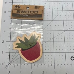 Metal‎ and Wood Co Wood Sticker Travel Swood Plant Lover Succulent Plant